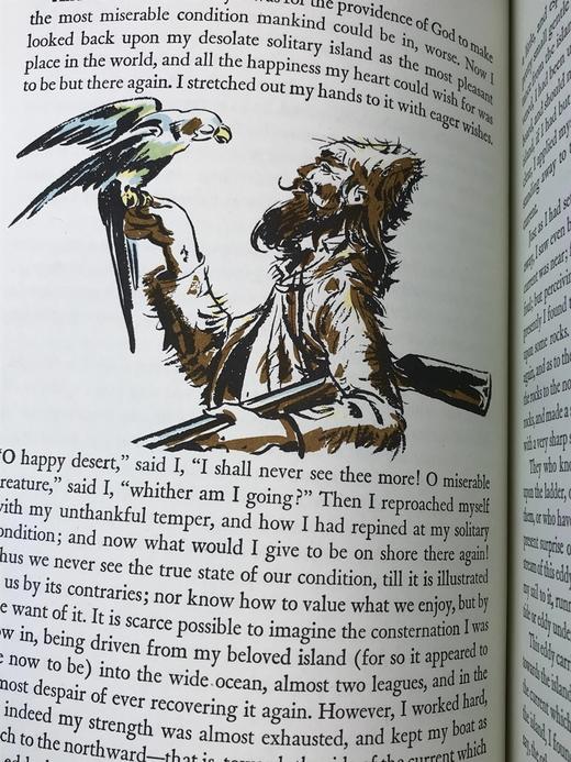 丹尼尔・笛福《鲁滨逊漂流记》配多幅精美彩色插图 豪华皮装 商品图8