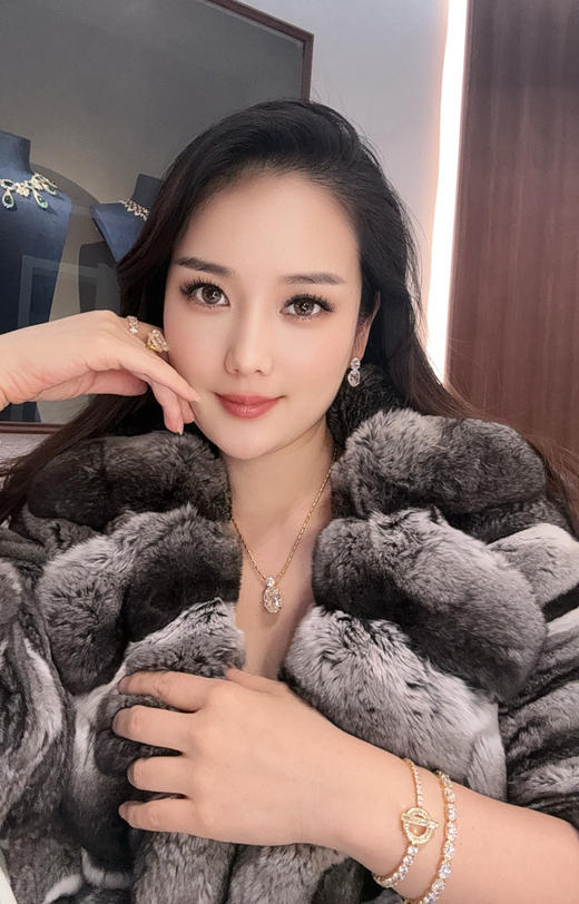 GAONAS 时尚臻奢贵气金色蛋形项链11857XGO 商品图6