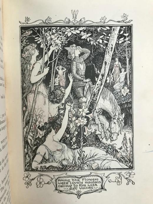 1902年 安德鲁·朗格《紫罗兰童话书》 多幅彩色与大量黑白插图 漆布精装32开 商品图7