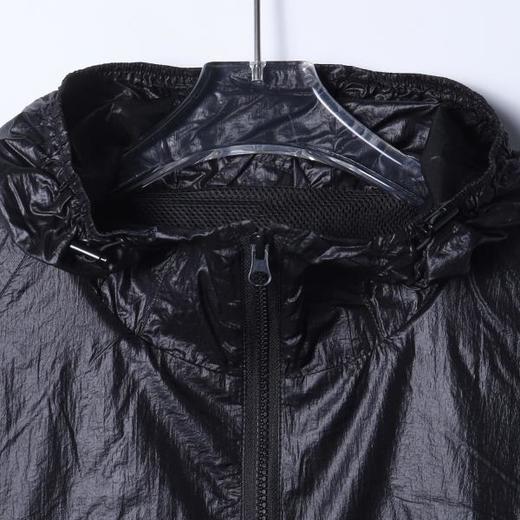 25208SDSA秋冬新款痞帅男装褶皱下摆松紧设计拉链立领连帽夹克外套百搭 商品图2