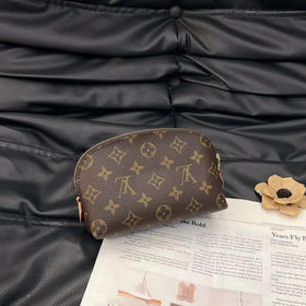 LV 老花 贝壳 化妆包