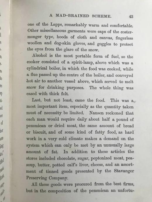 1899年 穿越格陵兰岛的冰原 12幅插图 漆布精装32开 商品图13