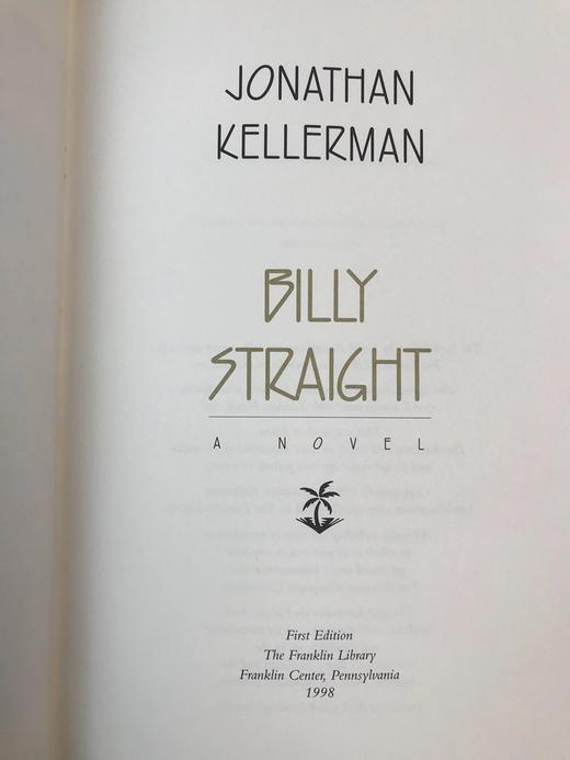 签名首版！乔纳森・凯勒曼《比利・斯特赖特》 配插图 富兰克林图书馆豪华皮装本 商品图3