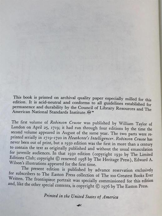 丹尼尔・笛福《鲁滨逊漂流记》配多幅精美彩色插图 豪华皮装 商品图3