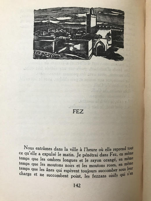 【法语】1932年 科莱特《牢狱与天堂》 克莱蒙·塞尔沃木版画插图 皮装大32开 商品图12