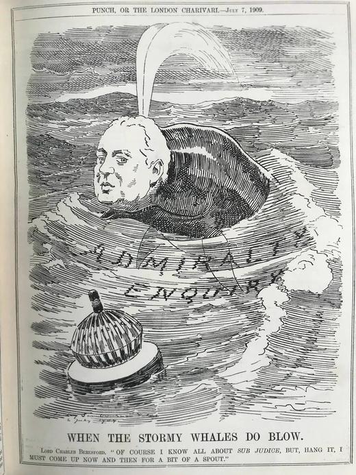 1909年7-12月 英国讽刺漫画杂志《笨拙》 数百幅插图 漆布精装16开 商品图14