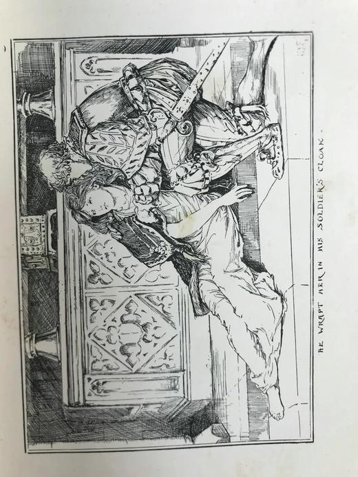 1897年 安德鲁·朗格《粉色童话书》 数十幅精美插图 漆布精装32开 商品图12