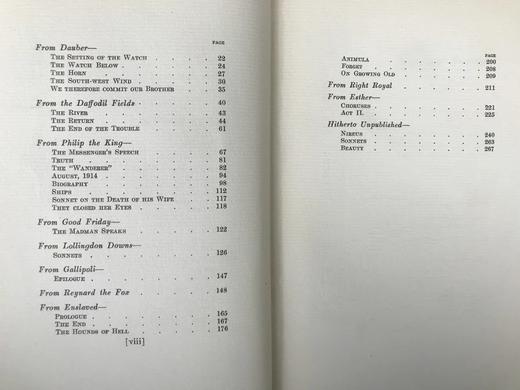 限量400册签名本 1923年 约翰·曼斯菲尔德诗集 布脊精装大32开 商品图6