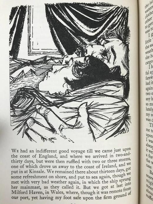 1954年 笛福《摩尔·弗兰德斯》 奈杰尔·兰伯恩插图 精装大32开 商品图7