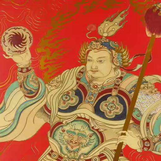 新款神武威震门神，烫金工艺，门庭焕彩，家宅安宁 商品图3