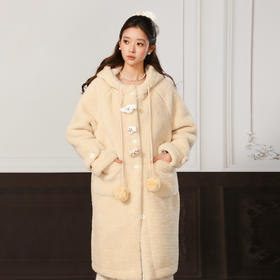 甜美仿羊羔毛长款外套-纪念日百货门店同款168644264