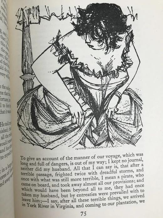 1954年 笛福《摩尔·弗兰德斯》 奈杰尔·兰伯恩插图 精装大32开 商品图8