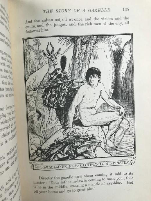 1902年 安德鲁·朗格《紫罗兰童话书》 多幅彩色与大量黑白插图 漆布精装32开 商品图13