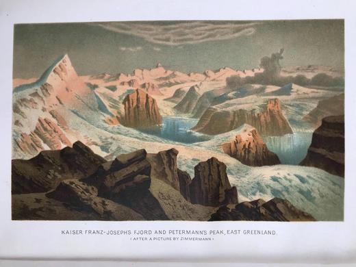 1888年 我们的地球与它的故事（卷2） 百余幅插图（含多幅套色版画） 漆布精装16开 商品图5