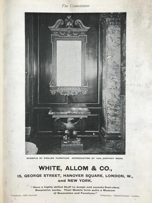 1907年 鉴赏家杂志 数百幅插图 漆布精装16开 商品图4