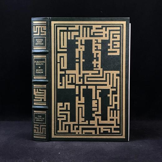 签名首版！斯科特・图罗《认罪》 富兰克林图书馆豪华皮装本 商品图0