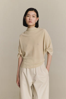 Cortana 26PS 栀子白liv真丝上衣