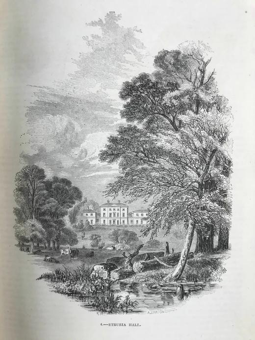 约19世纪后期 大英帝国风光图集（卷4） 百余幅精美版画插图 真皮精装16开 商品图7