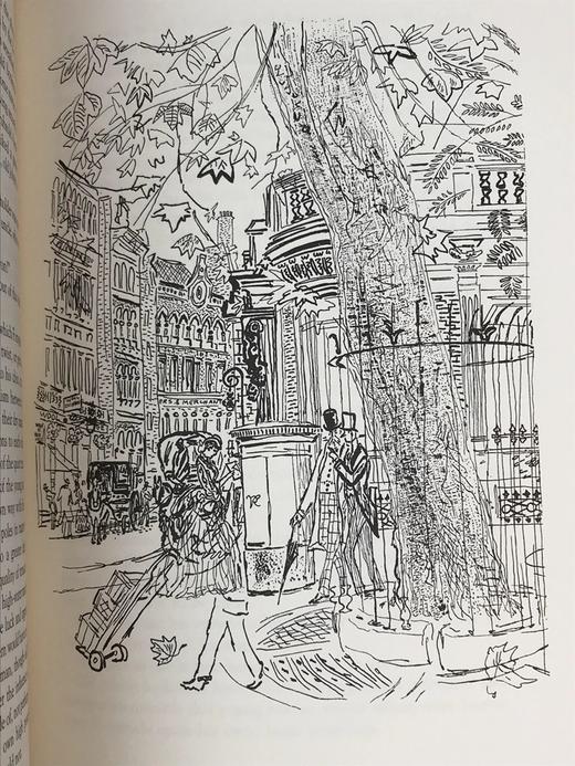 限量版！约翰・高尔斯华绥《有产业的人》 配插图 富兰克林图书馆豪华皮装本 商品图11