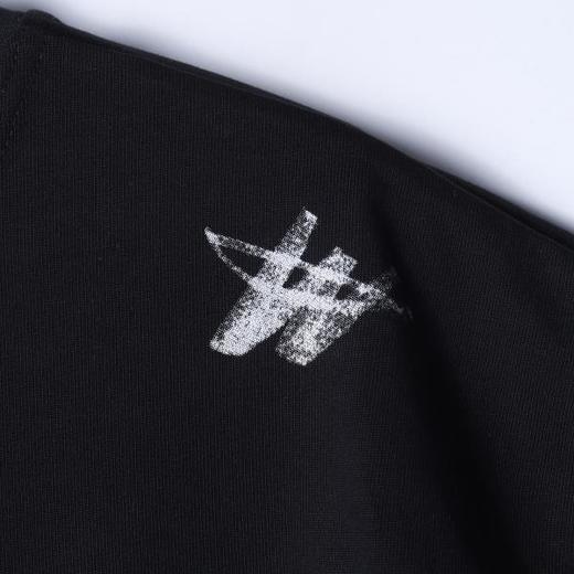 SDSA男士秋冬新款痞帅男装美式重磅撞色印花字母圆领长袖T恤百搭 商品图2