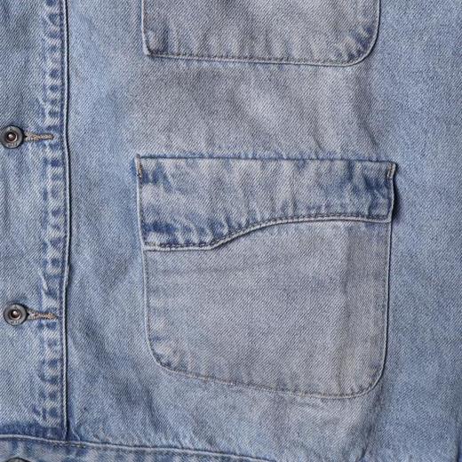 SDSA秋冬新款痞帅男装时尚做旧磨破多口袋翻领牛仔夹克外套百搭 商品图3