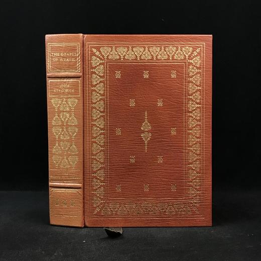 限量版！约翰・斯坦贝克《愤怒的葡萄》 配插图 富兰克林图书馆豪华皮装本 商品图0