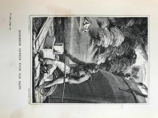 1899年 鲁宾逊漂流记 20幅版画插图 漆布精装大32开 商品图9