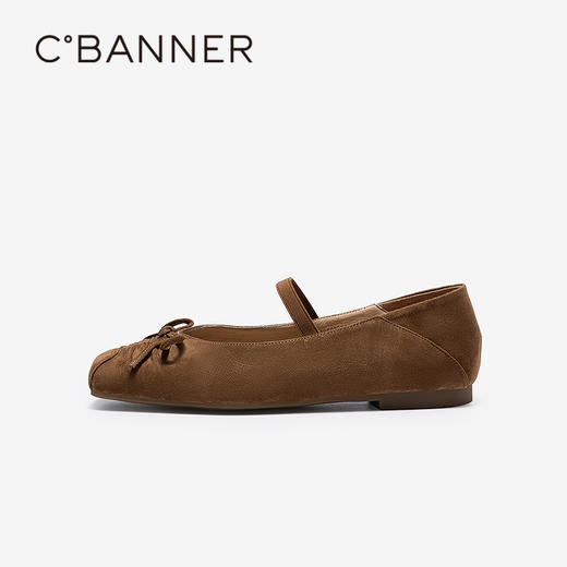 【上新】千百度低跟蝴蝶结玛丽珍鞋女2026春季新款舒适薄底轻便平底单鞋A26196083 商品图2