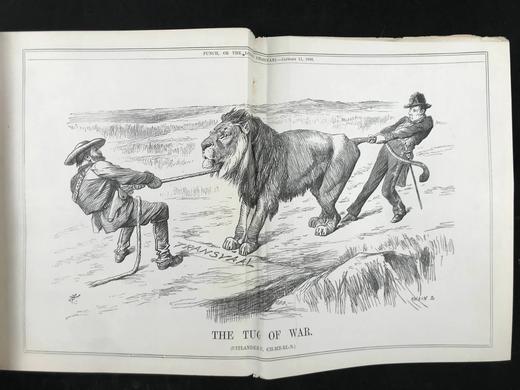 1896年 英国讽刺漫画杂志《笨拙》 数百幅插图 漆布精装16开 商品图3