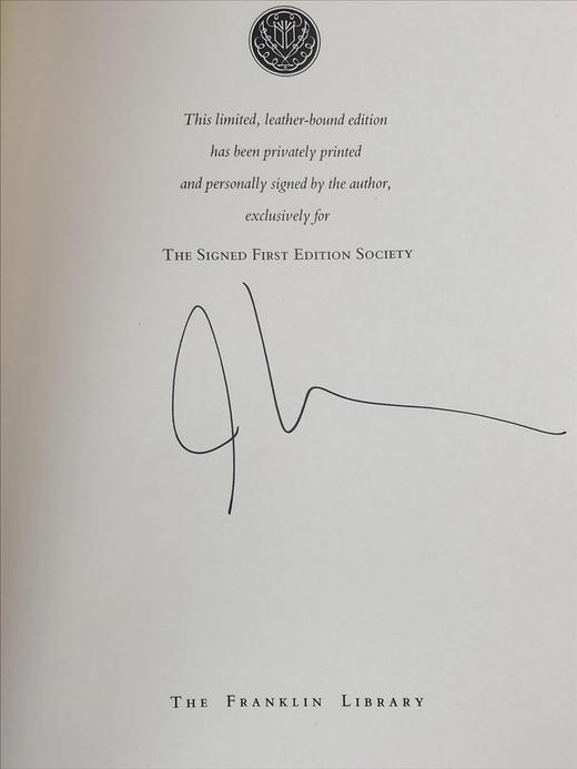 签名首版！乔纳森・凯勒曼《比利・斯特赖特》 配插图 富兰克林图书馆豪华皮装本 商品图2