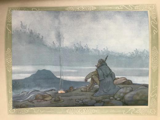 被收录进牛津词典的插画家！约20世纪早期 吉卜林《英国人之歌》 威廉·希斯·罗宾森23幅彩色插图 漆布精装大16开 商品图12