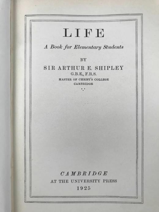 1925年 生物学读本 70幅版画插图 漆布精装32开 商品图3