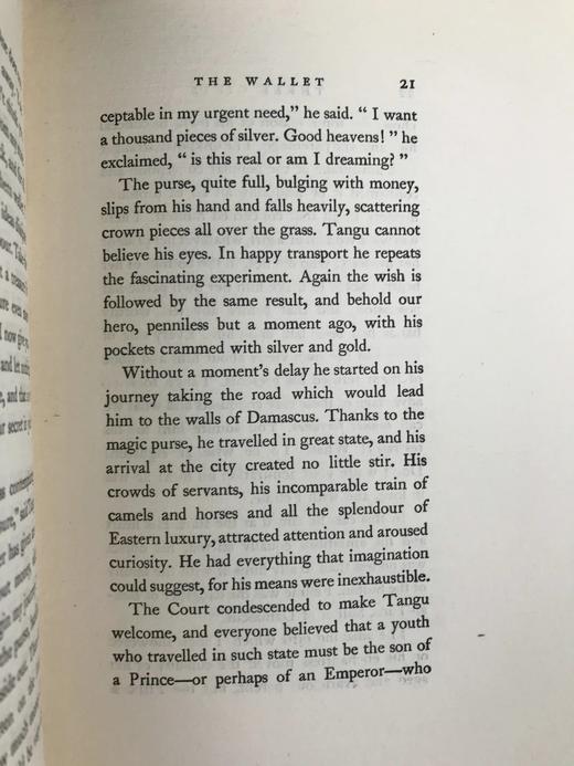 限量1500册 1928年 阿拉伯爱情故事《三件礼物》 5幅彩色铜版画插图 精装大32开 商品图11