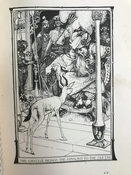 1902年 安德鲁·朗格《紫罗兰童话书》 多幅彩色与大量黑白插图 漆布精装32开 商品图14