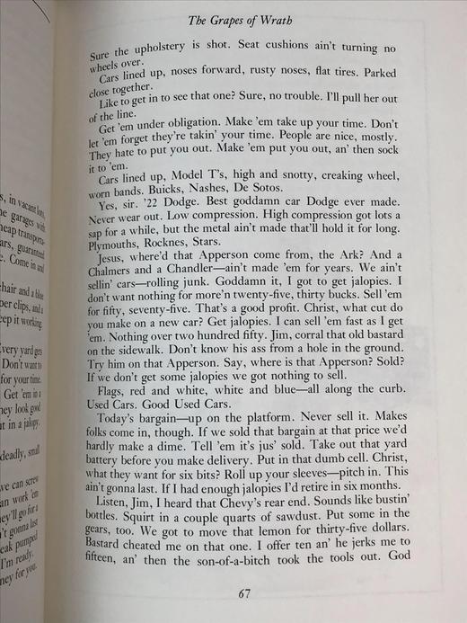 限量版！约翰・斯坦贝克《愤怒的葡萄》 配插图 富兰克林图书馆豪华皮装本 商品图12