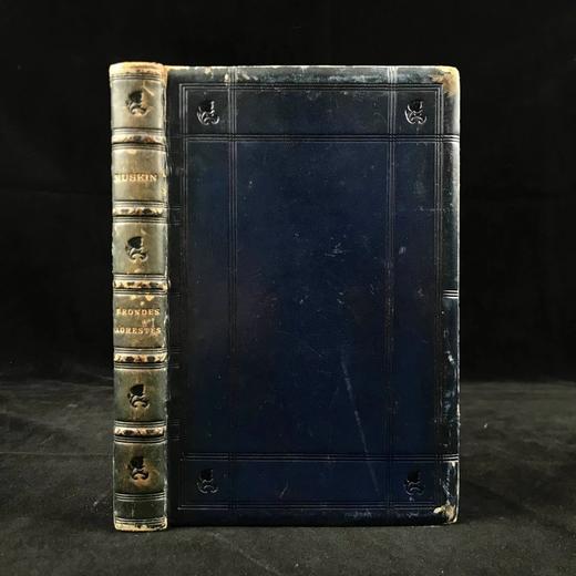 1898年 约翰·罗斯金《现代画家》节选 全真皮精装36开 商品图0