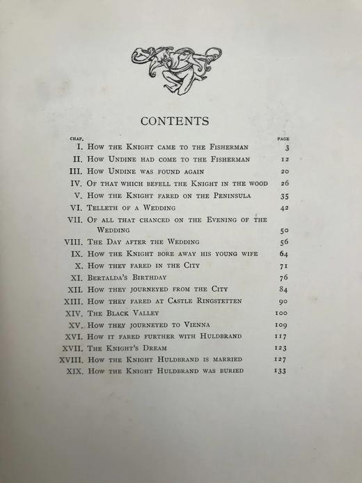 鬼才拉克姆15幅彩色手工贴图！1909年 莫特·富克《水妖记》 漆布精装16开 商品图4