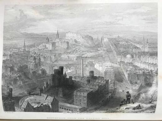 约19世纪后期 大英帝国风光图集（卷2） 百余幅精美版画插图 真皮精装16开 商品图12