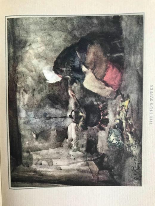 1912年 爱尔兰生活的惬意时光 16幅彩色手工贴图 漆布精装32开 商品图9