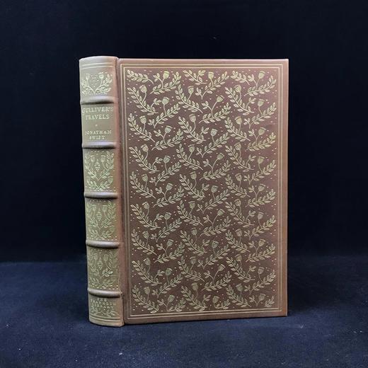 限量版！含藏书票 乔纳森・斯威夫特《格列佛游记》 配插图 富兰克林图书馆豪华皮装本 商品图0
