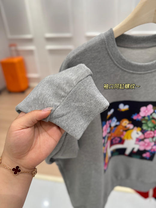 小禾“马上封侯”圆领毛圈棉卫衣 商品图12