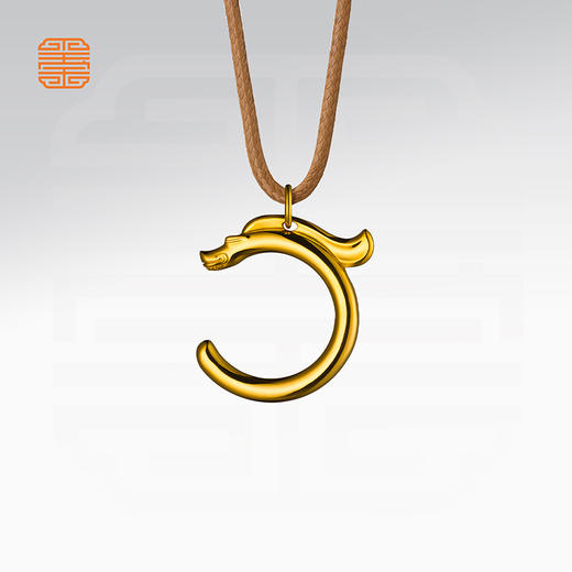 玺匠金铺《鸿运龙》足金9999 黄金吊坠挂件礼物 商品图5