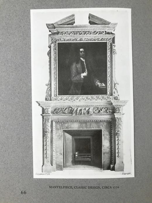 8开本 1909年 十七-十八世纪英国豪宅装饰与家具图集 约150幅插图 漆布精装 商品图10