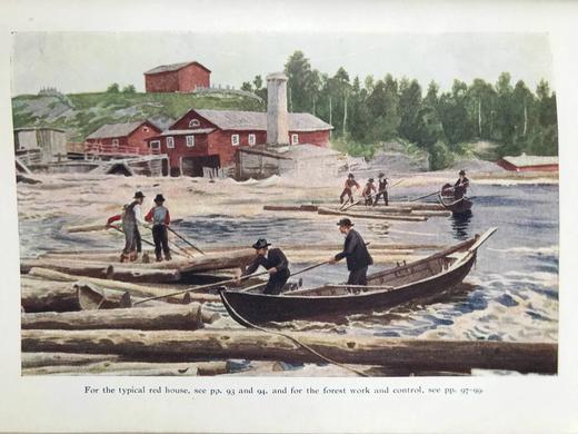 1910年 世界各地风物志含中国内容 24幅彩色插图 漆布精装32开 商品图11