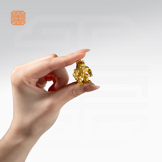 玺匠金铺《足金生肖机甲之虎》足金9999 吊坠项链礼物 商品图5