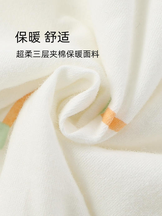 【宝宝秋冬三层夹棉蝴蝶衣】婴儿连体衣秋冬a类衣服和尚服40克夹棉连身哈衣新生儿蝴蝶衣 商品图2