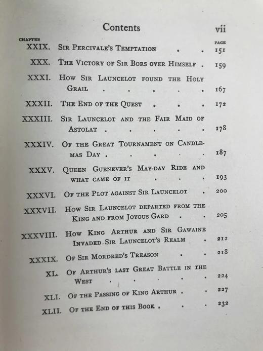 1909年 亚瑟王与圆桌骑士的故事 16幅插图 真皮脊精装32开 商品图5