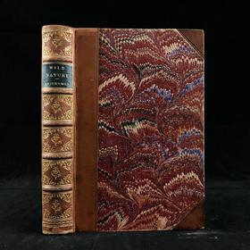 1891年 布莱特温夫人《以善意赢得的野生自然》 17幅插图 真皮精装36开