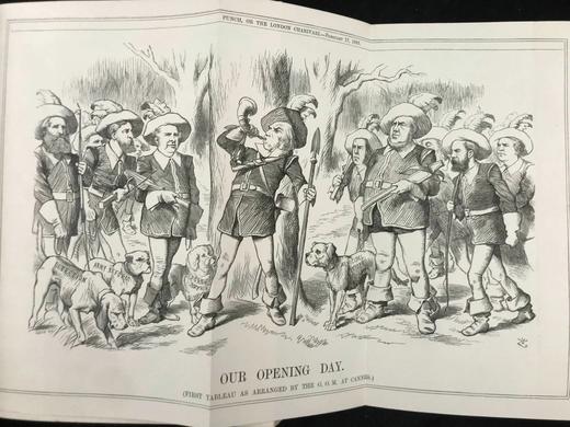 1883年 英国讽刺漫画杂志《笨拙》 数百幅插图 漆布精装16开 商品图3