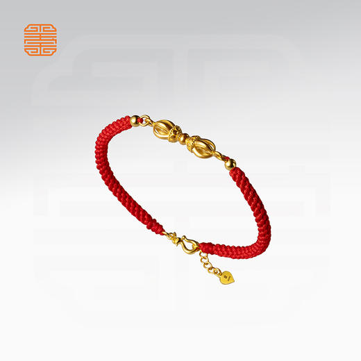 玺匠金铺《金刚杵手链》足金9999 黄金手链 商品图6